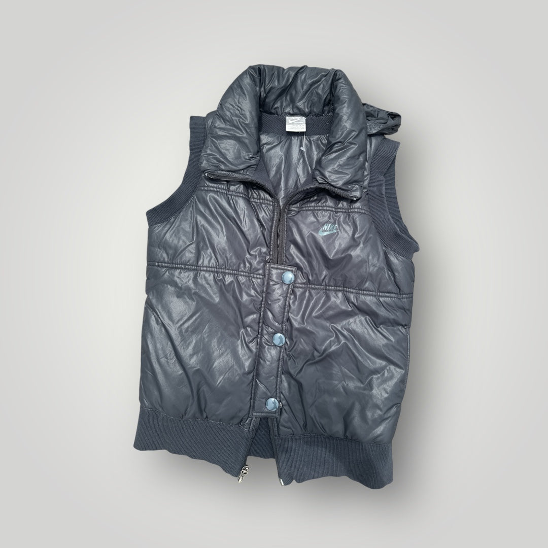 Nike Black Puffer Vest Medium